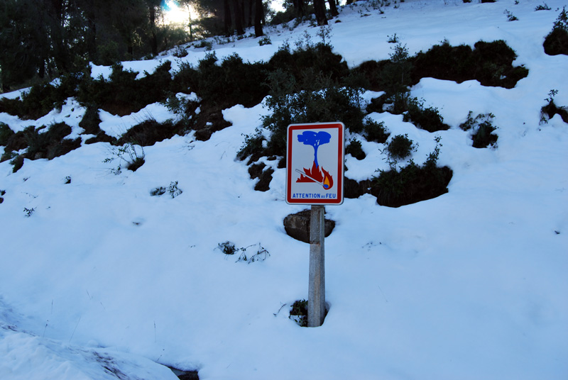 Neige en Provence